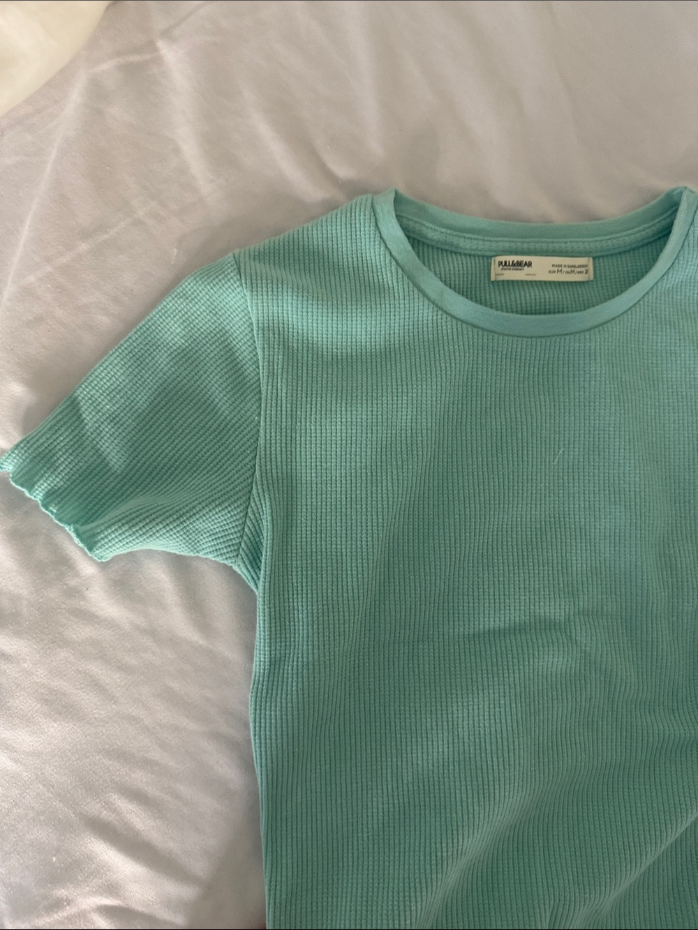 Waffle texture baby t